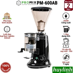 Máy xay cà phê chuyên nghiệp Promix PM-600AB - Bán tự động - Lưỡi dao 64mm