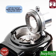 Máy xay cà phê chuyên nghiệp Promix PM-600AD - Lưỡi dao Titanium 64mm - Màn hình cảm ứng