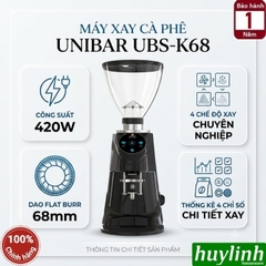 Máy xay cà phê chuyên nghiệp Unibar UBS-K68 - 4 chế độ xay - 420W - dao 68mm