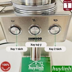 Máy xay cà phê chuyên nghiệp Zamboo ZB-500FBR - 250W