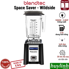 Máy xay sinh tố công nghiệp Blendtec Space Saver - Sản xuât tại Mỹ - động cơ 3.8hp
