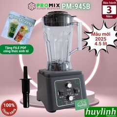 Máy xay công nghiệp Promix PM-945B - 4.5 lít - 1800W - chuyên dụng cho xay rau - sữa hạt - xay sốt nước chấm