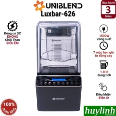 Máy xay sinh tố công nghiệp Uniblend Luxbar 626 - 1500W - motor DC không chổi than - Mới 2025
