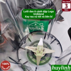 Máy xay công nghiệp Uniblend UB-815 - 1680W - 5 lít - phù hợp xay rau - sữa hạt - sốt chấm
