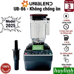 Máy xay sinh tố công nghiệp Uniblend UB-86 - 1680W - 1.8 lít - Mẫu mới 2025