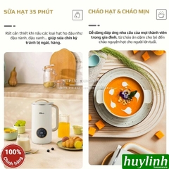 Máy xay nấu sữa hạt mini Olivo CB400 PRO - Dung tích 600ml - 7 Chức năng - Chính hãng