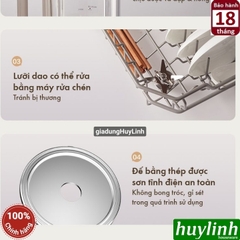 Máy làm sữa hạt đa năng Bear PBJ-D08T1 - 1.5 lít - Tiếng Việt - Bao gồm hộp chống ồn