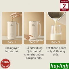 Máy xay nấu sữa hạt mini Olivo CB2000 - Dung tích 1000ml - 10 Chức năng