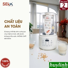 Máy xay nấu sữa hạt chống ồn Seka E600 - 1.5 lít - 12 chức năng