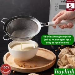 Máy làm sữa hạt Unie V9S PRO - Mẫu mới nâng cấp - 1.75 lít - 8 Menu