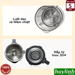 Máy làm sữa hạt Unie V9S PRO - Mẫu mới nâng cấp - 1.75 lít - 8 Menu