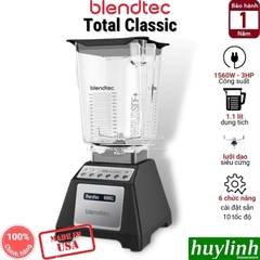 Máy xay sinh tố công nghiệp Blendtec Total Classic Phiên bản mới - Made in Mỹ