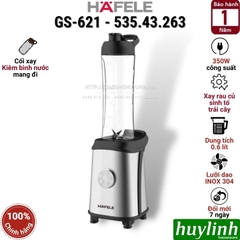 Máy Xay Sinh Tố Mini Hafele GS-621 - 535.43.263 - Dung Tích 600ml - Bình Tháo Rời Mang Đi