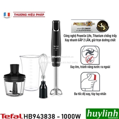 Máy xay sinh tố cầm tay Tefal Infiny Force HB943838 - 1000W