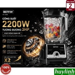 Máy xay sinh tố công nghiệp Bennix BN-229BL - 2200W - 2.6 lít - 8 chức năng