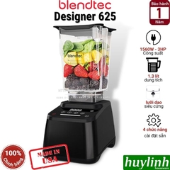 Máy xay sinh tố công nghiệp Blendtec Designer 625 - Made in Mỹ