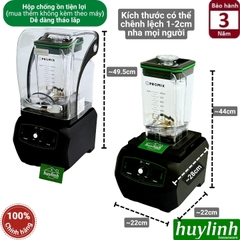 Máy xay sinh tố công nghiệp Promix PM-1001 - 1.8 lít - 1650W - Mẫu 2026