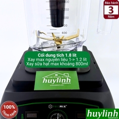 Máy xay sinh tố công nghiệp Promix PM-1001 - 1.8 lít - 1650W - Mẫu 2026