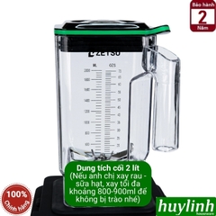 Máy xay sinh tố công nghiệp Zetsu ZT-03 - công suất 1700W - dung tích 2 lít