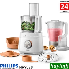 Máy Xay Sinh Tố Đa Năng Philips HR7520 - 850W - Hàng Chính Hãng