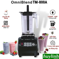 Máy xay sinh tố công nghiệp OmniBlend V–TM-800A - Dung tích 1.5 lít - Công suất 1200W
