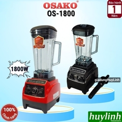 Máy xay sinh tố công nghiệp Osako OS-1800 - 1800W - 2 lít