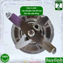 Máy xay sinh tố công nghiệp Osako OS-2260 - 2200W - 1.8 lít - 8 mức hẹn giờ xay