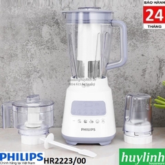 Máy Xay Sinh Tố Philips HR2223 - 3 Cối - 700W - Hàng Chính Hãng