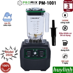 Máy xay sinh tố công nghiệp Promix PM-1001 - 1.8 lít - 1650W - Mẫu 2026