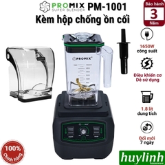 Máy xay sinh tố công nghiệp Promix PM-1001 - 1.8 lít - 1650W - Mẫu 2026