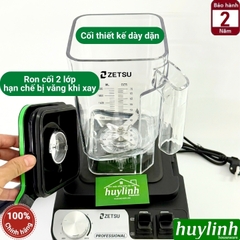 Máy xay sinh tố công nghiệp Zetsu ZT-03 - công suất 1700W - dung tích 2 lít