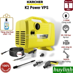 Máy xịt rửa xe Karcher K2 Power VPS - Tặng dung dịch rửa xe 1 lít