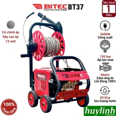 [Chống giật] Máy xịt rửa xe Chỉnh Áp BiTEC BT37 - 3600W - motor cảm ứng từ (tên cũ BTEC BT3600)