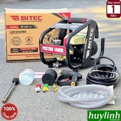 [Chống giật] Máy xịt rửa xe Chỉnh Áp BiTEC BT3814 (Thương hiệu BTEC) - 3800W - motor lõi đồng