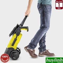 Máy rửa xe cao áp Karcher K3 (1.601-890.0) - Nâng cấp K2 360 - Tặng kèm bàn chải chà rửa