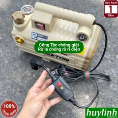 [Chống giật] Máy xịt rửa xe mini chỉnh áp Dekton CW2200 VTG - Motor lõi đồng 100%