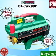 Máy xịt rửa xe chỉnh áp Dekton DK-CWR3001 - 3000W - Có chống giật - Áp lực 180 bar - Motor cảm ứng từ lõi đồng