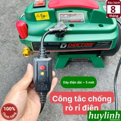 Máy xịt rửa xe chỉnh áp Dekton DK-CWR3001 - 3000W - Có chống giật - Áp lực 180 bar - Motor cảm ứng từ lõi đồng