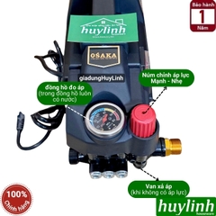 Máy rửa xe chỉnh áp Osaka S9 [R1 đổi tên] - 2800W - Dây 15 mét - tặng béc rửa máy lạnh