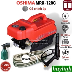 Máy rửa xe chỉnh áp Oshima MRX-120C (OS120C) - 1800W - Tặng bình phun xà bông