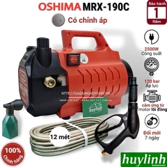 Máy rửa xe chỉnh áp Oshima MRX-190C (OS-190C) - 2500W - tặng bình phun xà bông