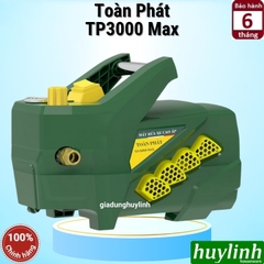 Máy Xịt Rửa Xe Chỉnh Áp Toàn Phát TP-3000 Max - 3000W - 150 Bar - Lõi Đồng 100%