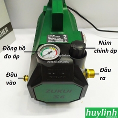 Máy rửa xe chỉnh áp Zukui S6 - 2400W - Tặng béc rửa máy lạnh, điều hòa