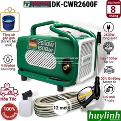 Máy xịt rửa xe cao áp Dekton DK-CWR2600F - 2600W - Tặng xô gấp gọn