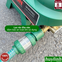 Máy xịt rửa xe chỉnh áp Dekton RX3001 (nâng cấp CWR3001) - Có rờ le chống giật - Motor lõi đồng 100%