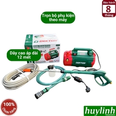 Máy xịt rửa xe chỉnh áp Dekton RX3001 PLUS - (Nâng cấp CWR3001 PLUS) - Motor lõi đồng - Chống giật