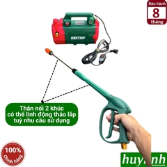 Máy xịt rửa xe chỉnh áp Dekton RX3001 PLUS - (Nâng cấp CWR3001 PLUS) - Motor lõi đồng - Chống giật