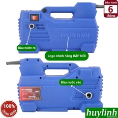 Máy xịt rửa xe Hyundai HRX915 - 1500W - 120 bar - tặng 1 bình phun xà bông