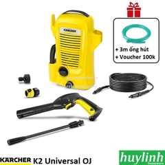 Máy xịt rửa xe Karcher K2 Universal OJ - Tặng voucher 100k + 2 mét ống hút