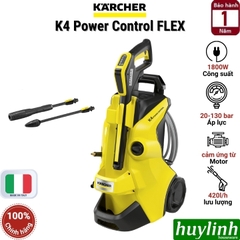 Máy xịt rửa xe cao áp Karcher K4 Power Control FLEX - mẫu mới 2026 (1.324-300.0)
